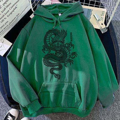 Dragon Hoodies Men Chinese