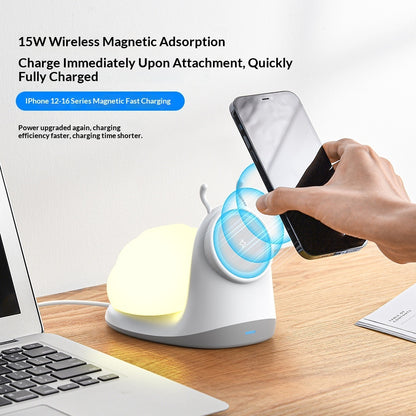 Snail Night Light Magnetic Wireless Charger